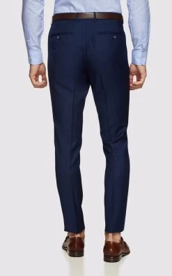 Oxford Men's Auden Wool Suit Trousers - Navy -Fashion Menswear Shop 4600d00c18d7026ba637bd7915149460