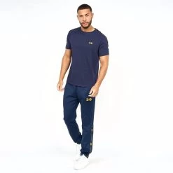 Crosshatch Mens Trackside T-Shirt (Navy) - BG204