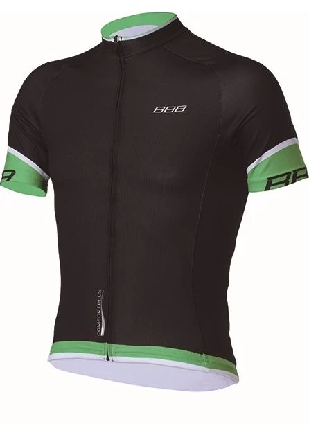 Bbb-Cycling ComfortFit Jersey BBW-246 - Black/Green 1 Bbb-Cycling ComfortFit Jersey BBW-246 - Black/Green