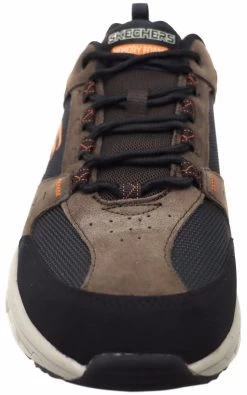 Skechers Mens Comfortable Relaxed Fit Oak Canyon Extra Wide Fit Shoes - Chocolate/Black -Fashion Menswear Shop 48e64372fa11431f88be5bccefd85773