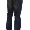Acht Blue Wash Cotton Regular Straight Fit Jeans