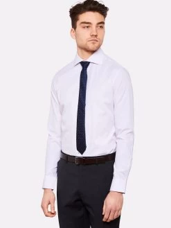 Oxford Men's Trafalgar Dobby Shirt - Pink -Fashion Menswear Shop 49c9d864b9cb11ca11be66790a880399