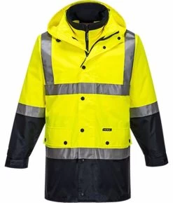 Prime Mover Eyre Day/Night 3-in-1 Jacket - Yellow/Navy