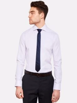 Oxford Men's Trafalgar Dobby Shirt - Pink