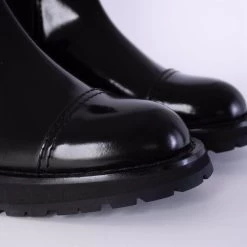 Alexander McQueen Black Leather Ankle Boots -Fashion Menswear Shop 4c48095e07a15840ca4619f3a0fe4d16