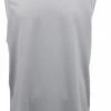 Adults Unisex Men's Plain Basketball Jersey Shirt Singlet Gym Sports Basic Tops - Grey