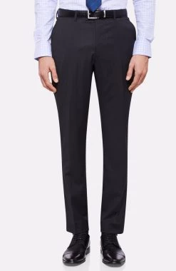 Oxford Men's Hopkins Wool Suit Trousers - Charcoal