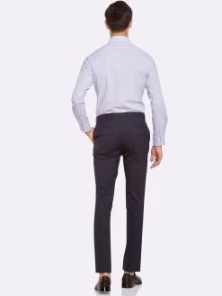 Oxford Men's Kensington Textured Shirt - Blue -Fashion Menswear Shop 4e33bf4f712c50d4350a02e706e977c3