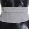 Dolce & Gabbana Dolce Gabbana Gray Waist Belt Silk Cummerbund