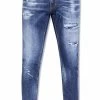 DSQUARED2 Dsquared² Blue Cotton Jeans & Pant