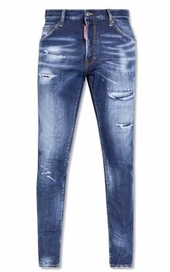 DSQUARED2 Dsquared² Blue Cotton Jeans & Pant