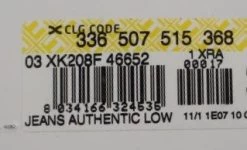 Acht Blue Cotton Stretch Low Waist Fit Jeans -Fashion Menswear Shop 50c08c558d5943adbbe74a2690576ccf