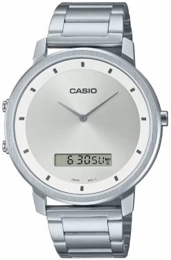 Casio Standard Stainless Steel Analog Digital MTP-B200D-7E MTPB200D-7 Men's Watch