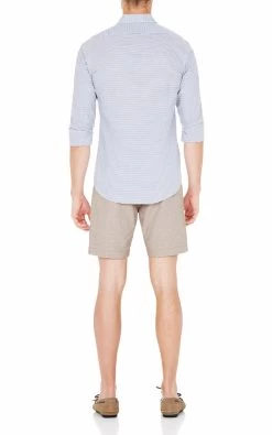 Oxford Men's Kenton Horizontal Strpe Shirt - Navy -Fashion Menswear Shop 51a3fb974abfd3b0f90450ce82ae3658