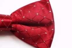 Mens Red With Silver Patterned Bow Tie -Fashion Menswear Shop 51fb0eaab5fe7662e0b7797c221257fb