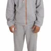 Billionaire Italian Couture Gray Cotton Sweater Pants Tracksuit