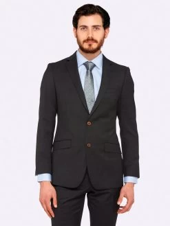 Oxford Men's New Hopkins Suit Jacket - Charcoal