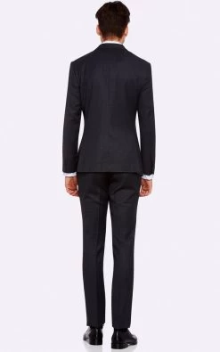 Oxford Men's Marlowe Wool Suit Jacket - Charcoal -Fashion Menswear Shop 5310a1fcc1a7c563311b17c3fe31b887