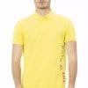 Baldinini Trend Yellow Cotton Polo Shirt