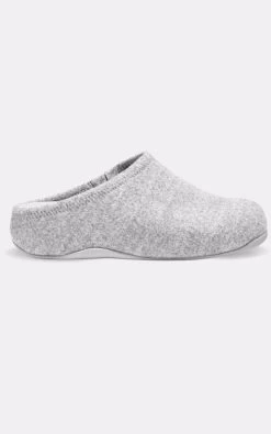 FitFlop Shuv Felt Clog Grey