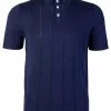 Lardini Navy Blue Cotton Short Sleeves Polo Shirt