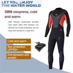 Men Wetsuit 3mm Neoprene Scuba Diving Snorkeling Surfing Swimming Cold Water Wetsuit-WS19495-Black -Fashion Menswear Shop 564bd987b93ced7c241bccf6ccfbf09a