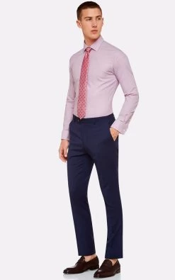 Oxford Men's Beckton French Cuff Dobby Shirt - Red 12 Oxford Men's Beckton French Cuff Dobby Shirt - Red -Fashion Menswear Shop 56e813a7d4f8b6ea4514e6493c503ca0