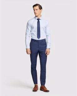 Oxford Men's Beckton Shirt - Light Blue -Fashion Menswear Shop 57287132dfb1189f986449e08a968fd4