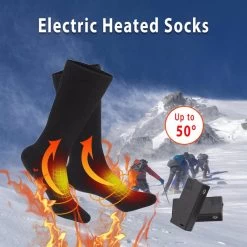 Beakey Electric Heated Socks Boots Feet Rechargeable Suitable Skiing Outdoors -Fashion Menswear Shop 589f2d39bdc65e0fb45cc7f07d5e0a95