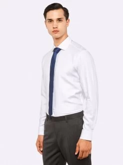 Oxford Men's Islington Dobby Shirt Sky/ White - Sky/White -Fashion Menswear Shop 58af9365de3b27e362386962cbbfda7a