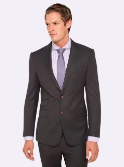 Oxford Men's Marlowe Wool Suit Jacket - Grey