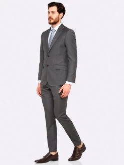 Men's Marlowe Wool Suit Jacket - Grey -Fashion Menswear Shop 594e5397c154056d5f4839acb0a2431f