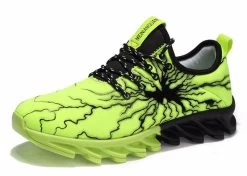 Beakey Mens Road Running Shoes Lightweight Sneakers For Men And Women-FruitGreen