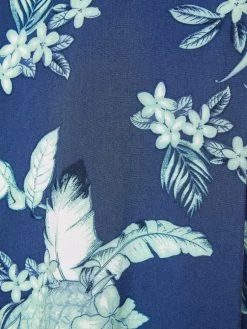 Oxford Men's Putney Floral Printed Short Sleeve Shirt - Green/Blue -Fashion Menswear Shop 5979b055adbdeb216b36bcc79d278e08