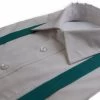 Adjustable 85Cm Teal Adult Mens Suspenders