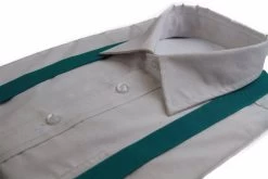 Adjustable 85Cm Teal Adult Mens Suspenders