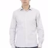 Baldinini Trend Gray Cotton Shirt