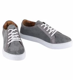 Noosy Men's Genuine Leather Sneakers - Grey -Fashion Menswear Shop 59eb5274 33c0 4730 bfeb fd7e5719b3b2