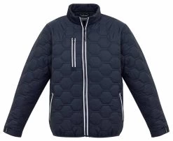 Syzmik Unisex Hexagonal Puffer Jacket - Yellow/Navy -Fashion Menswear Shop 5a3bd656467a110fb4db0a20e5aaf18a