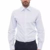 Billionaire Italian Couture Light Blue Cotton Shirt