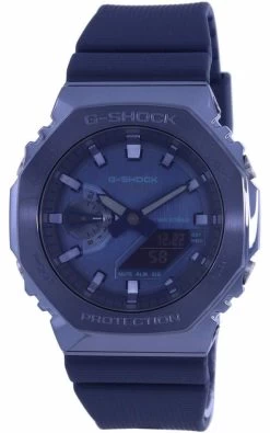 Casio G-Shock World Time Analog Digital Metal Covered GM-2100N-2A GM2100N-2 200M Men's Watch