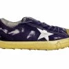 Golden Goose Purple Cowhide Sneaker
