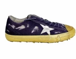 Golden Goose Purple Cowhide Sneaker