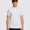 Oxford Men's Sammy Textured Polo - White