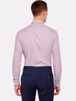 Oxford Men's Beckton French Cuff Dobby Shirt - Red 10 Oxford Men's Beckton French Cuff Dobby Shirt - Red -Fashion Menswear Shop 5c84cb213fa801a8e863674e324ce980