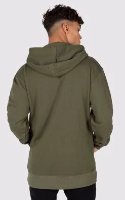 Mens Unit Valley Hoodie - MILITARY -Fashion Menswear Shop 5d1345a7e295268dbb8ce0acfd7792aa