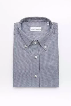Robert Friedman Blue Cotton Shirt