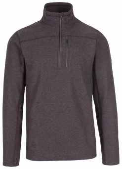Trespass Mens Felbrigg Fleece Top (Dark Grey Marl) - TP5599