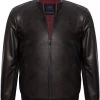 Paul Parker Men's Leather Jacket - Black
