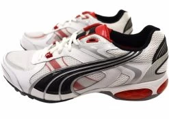 Puma Mens Cell Summanus Comfortable Lace Up Shoes - White -Fashion Menswear Shop 5f3074bc38fb3cc900389f3d1793e5fa